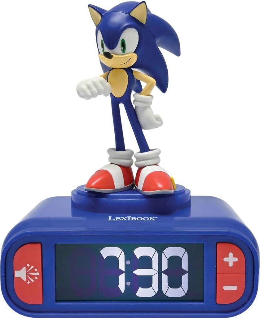 Lexibook, Sonic The Hedgehog, Sonic Nachtlicht-Wecker, Produktbild 