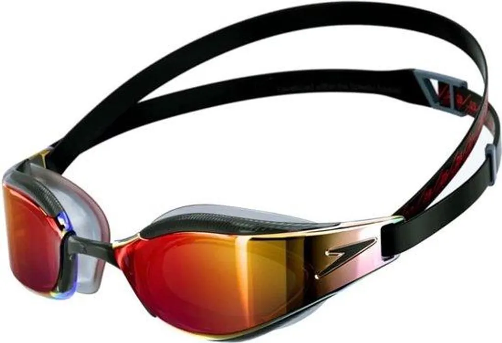 Lunettes de natation antibuée hydrodynamiques étanches bleu