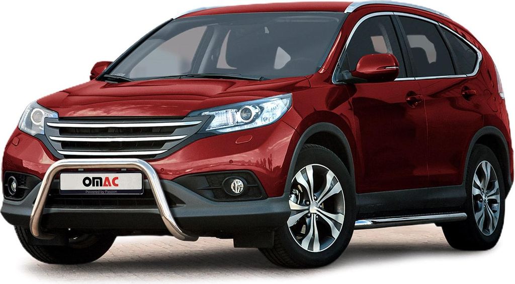 Frontbügel Frontschutzbügel für Honda CR-V 2012-2016 mit ABE Silber Rammschutz