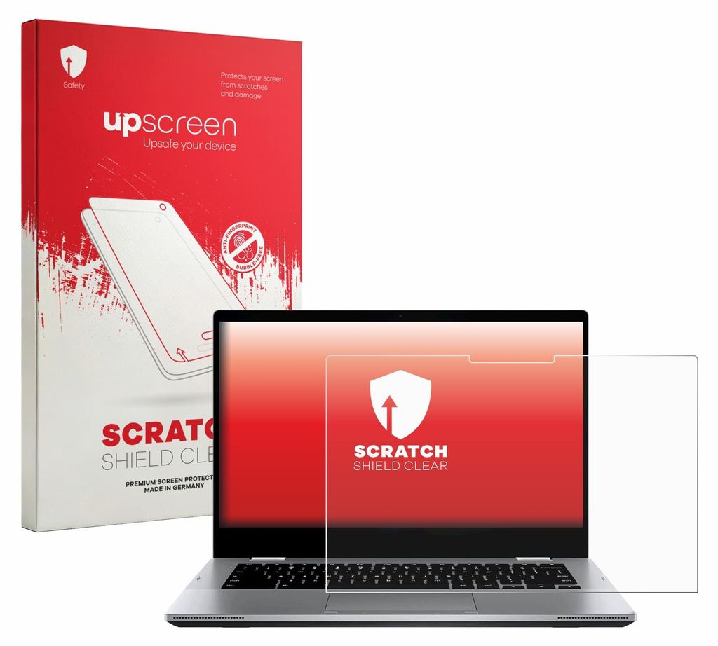 upscreen Schutzfolie für ASUS Chromebook Flip CX1 CX1400FKA Displayschutz Displayschutzfolie Folie Klar Transparent