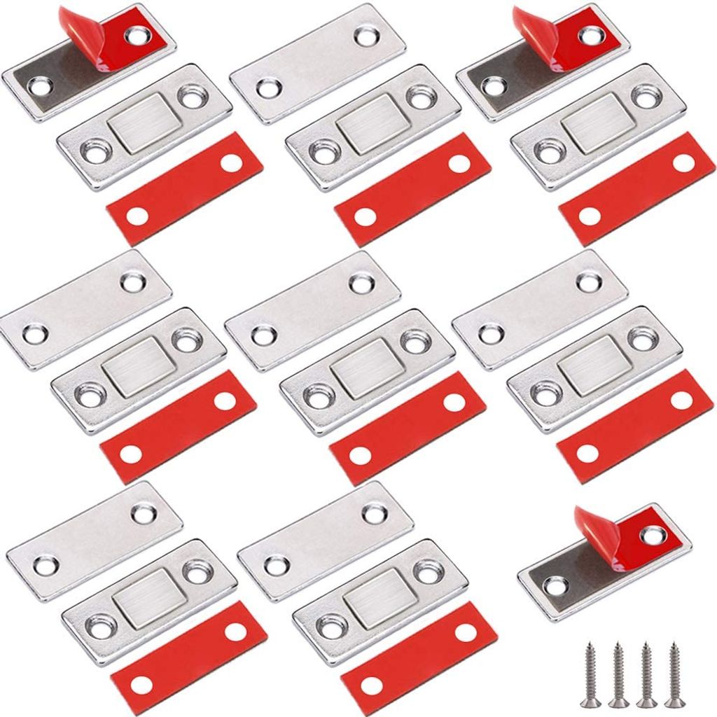 Tür Magnete für Schranktüren 4Stück Magnetschnäpper Türmagnete Selbstklebend für 