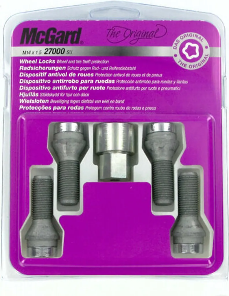 Évitez le vol de roues avec McGard Kit A350 4 boulons coniques renforcés