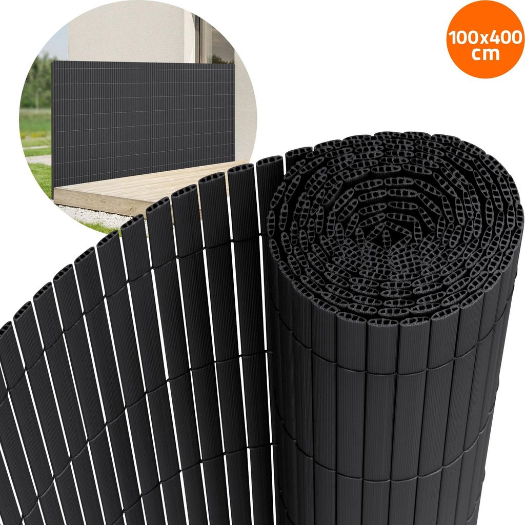 ECD Germany Stuoia per privacy in PVC 100x400 cm, Immagine del prodotto 