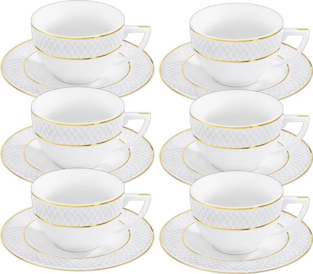 Tazza da caffè espresso Wilmax con piattino, 90 ml, Immagine del prodotto 