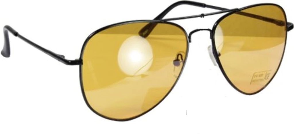 GKA Pilotenbrille Nachtsichtbrille für Autofahrer schwarzer Produktbild 1