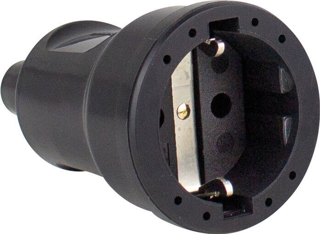 as-Schwabe Giunto di protezione in PVC nero Schuko max. Immagine del prodotto 