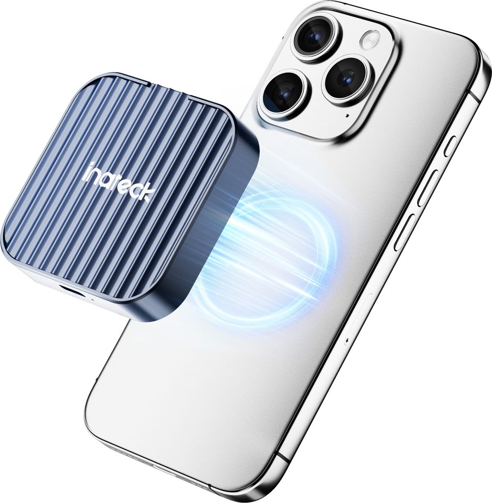 Inateck Magnetisches M.2 SSD Gehäuse, Typ-C USB 3.2, kompatibel mit 2230 NGFF&NVME PCIe M.2 M-Key/B&M-Key, unterstützt Windows/Linux/Android/MacOS