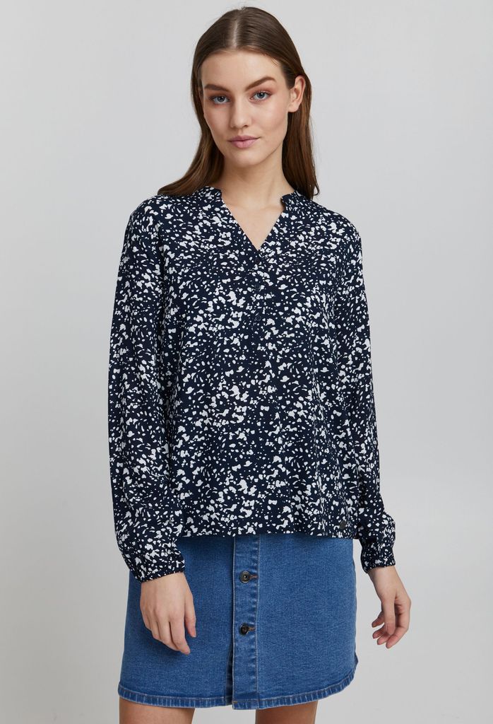 OXMO OXElvy - 21950000ME Damen Bluse Langarm
