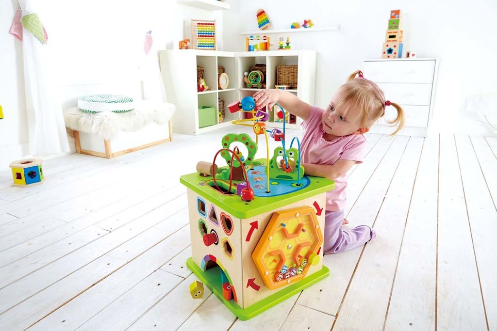 Hape Totally Amazing Motorikwürfel Kleine Tierchen, E1810 Produktbild 4