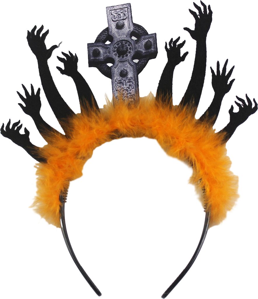 Halloween Grabstein Zombie Hand Stirnband Anti-Rutsch Wiederverwendbar Cosplay Kostüm Party Urlaub Dekoration Haarband Haar Zubehör Geschenk