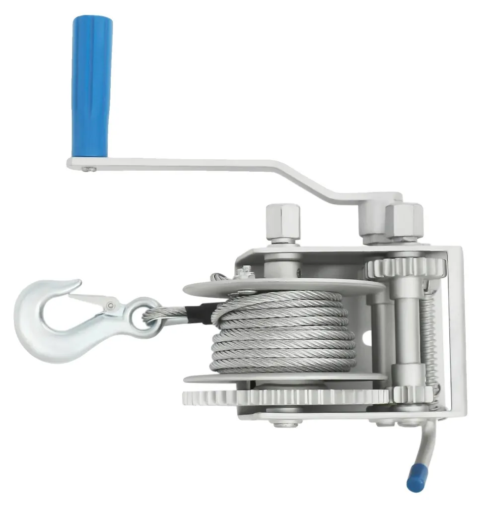 Treuil manuel pour levage et traction 1134 kg, idéal pour quad et jet-ski