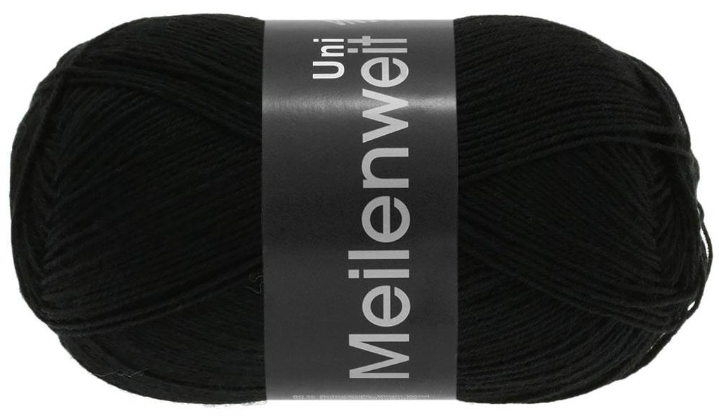Lana Grossa - Meilenweit 100g 1106 schwarz Produktbild 