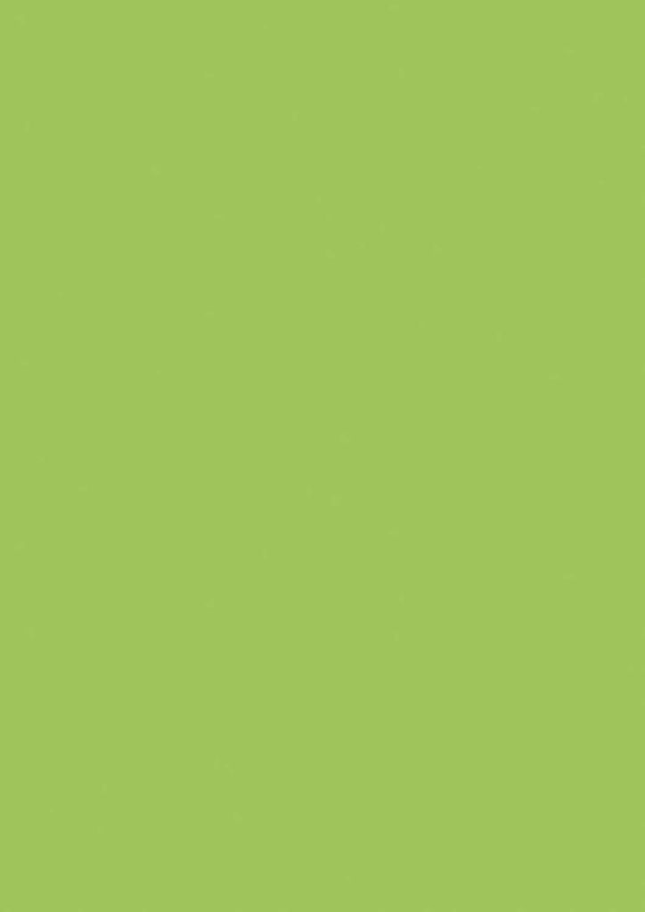 A plain, solid light green background.