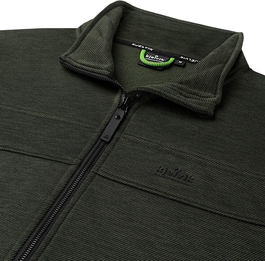 Kjelvik Herren Strickjacke Wilco Gr.M grün (202340037-60) Produktbild 2