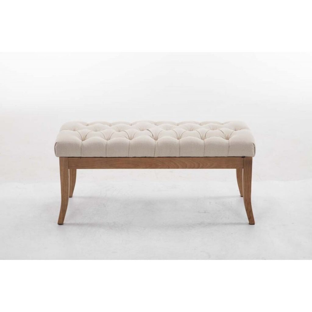 Sitzbank Ramses Stoff antik-hell 100 - creme Produktbild 