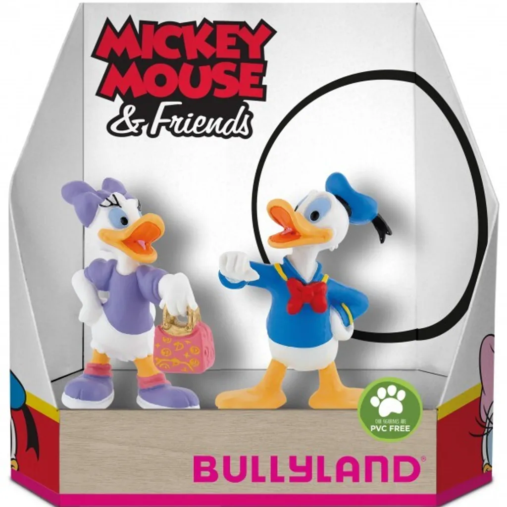 Pack figurines Mickey & ses amis multibrins, jouet robuste en PVC