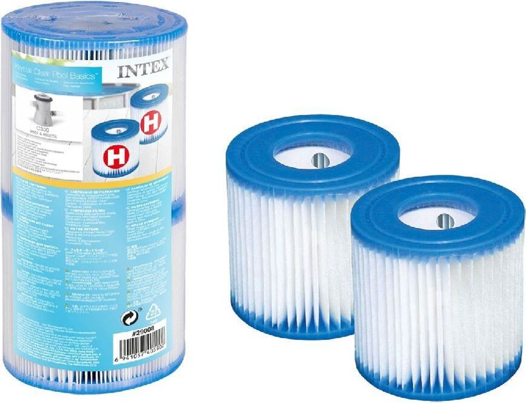 Intex 29008 Cartuccia filtro tipo H per piscina 2 pezzi Immagine del prodotto 