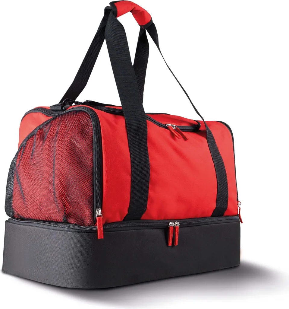 Sac de fitness Kimood noir et rouge idéal pour entraînement et sport