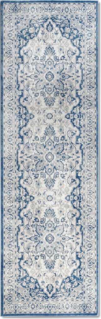 Villeroy & Boch 1869 Kurzflor Teppich Gabrielle Creme Blau