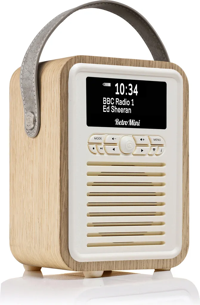 Petite radio de cuisine rétro DAB+ Bluetooth beige pour la maison VQ