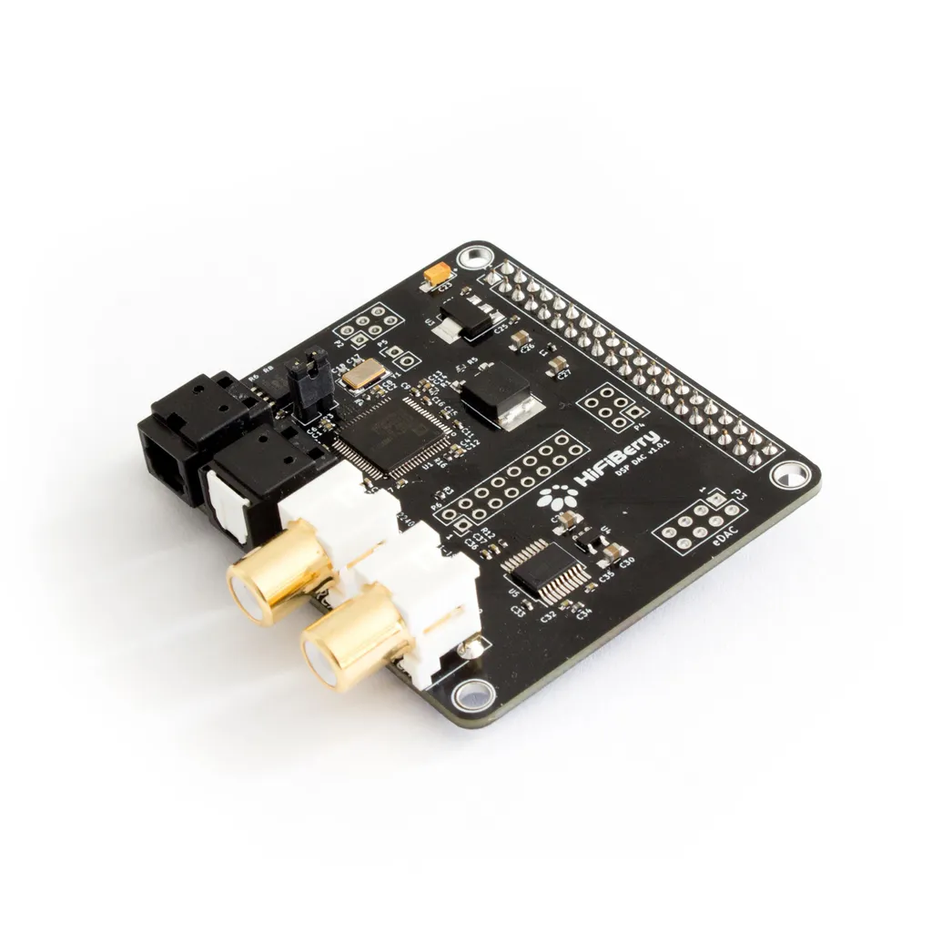 HiFiBerry DAC+ DSP - Carte Son Haute Résolution avec Processeur Signal
