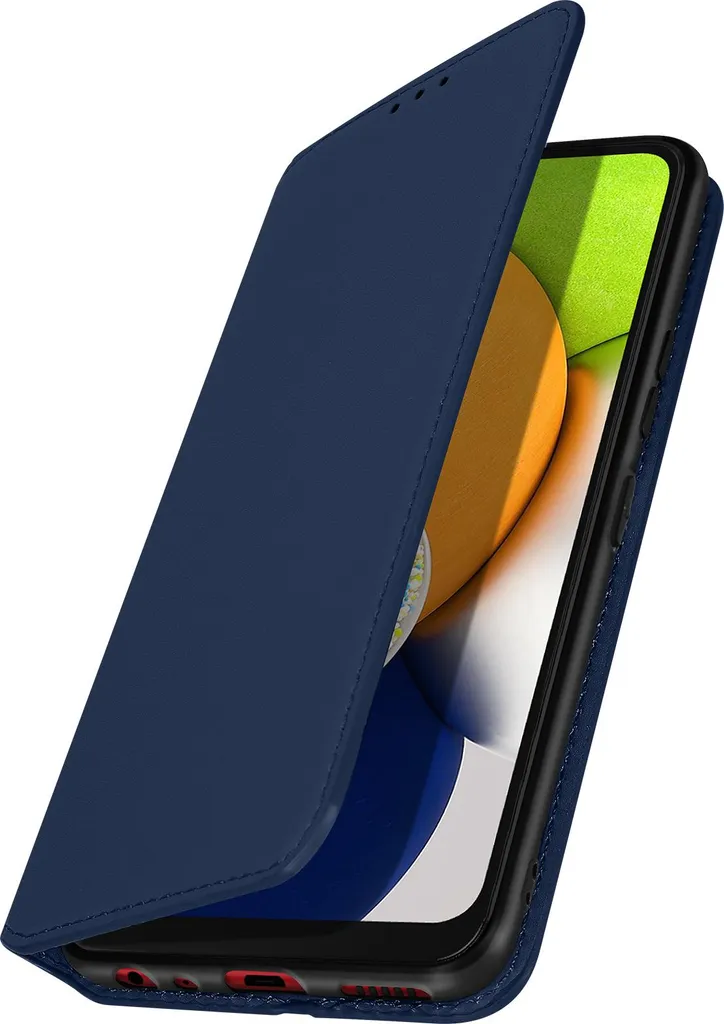 Avizar Custodia Galaxy A03 Blu: Cover Magnetica a Libro con Stand