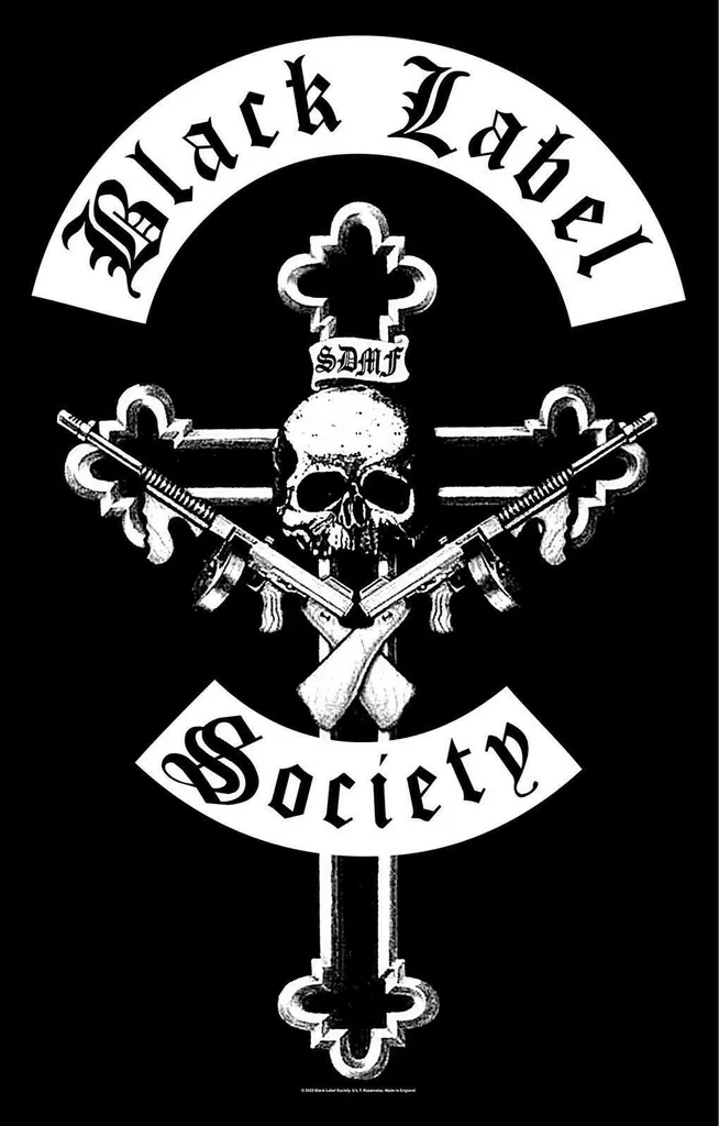 Poster Black Label Society Mafia pour déco studio ou chambre en tissu