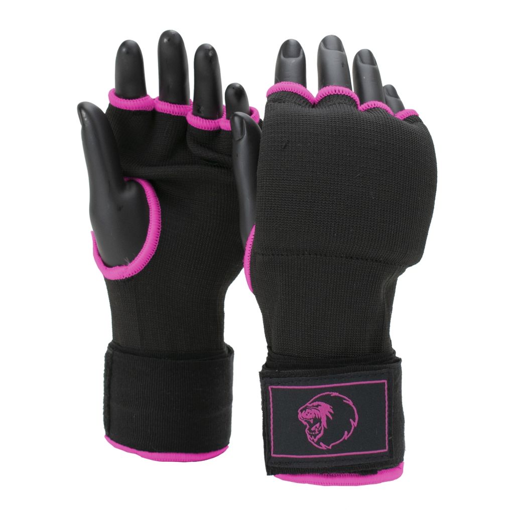 Super Pro Combat Gear Foam Binnenhandschoenen - Zwart/Roze - XS