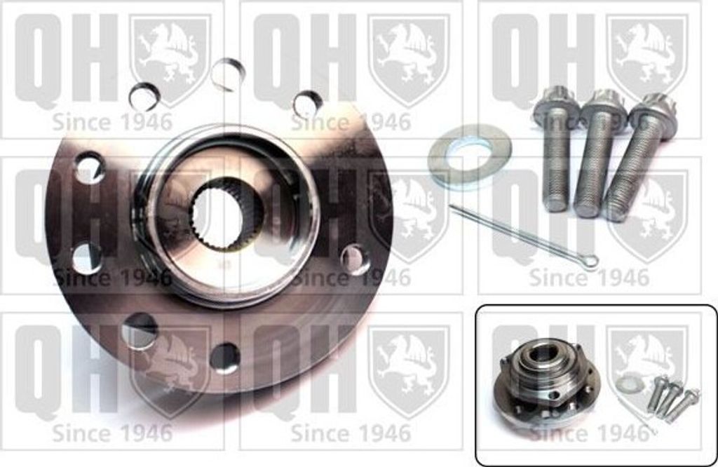 QUINTON HAZELL Radlagersatz Vorne für OPEL Astra G CC (T98) 136mm The Original QWB1117