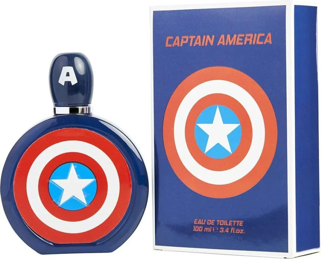 Parfum Marvel Captain America 30 ml : une senteur douce pour peau d'enfant