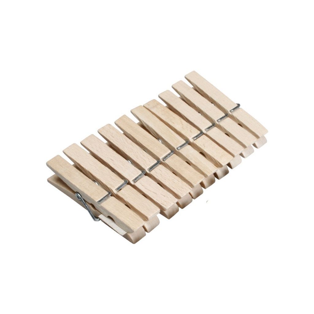 Pinces a linge York 096050, en bois, pack de 20 pieces Image du produit 