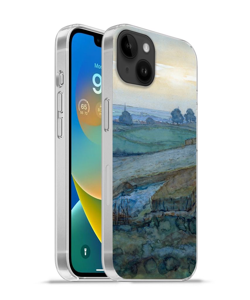 MuchoWow Handyhülle Schutzhülle Hülle für Apple iPhone 14 Plus - Soft case Landschaft bei Arnheim - Piet Mondrian Silikon Softcase Handy Hül...