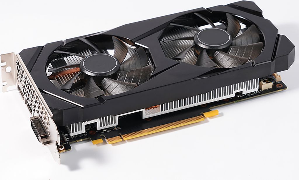 GTX 1660 6 GB Grafikkarte DDR5 192 Bit Dual-Luefter Computergrafik Low Power GPU fuer Arbeiten Gaming Videobearbeitung Multi-Ports