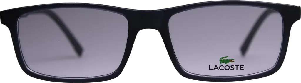 Lunettes de vue Lacoste L2858 024 monture optique grise rectangulaire