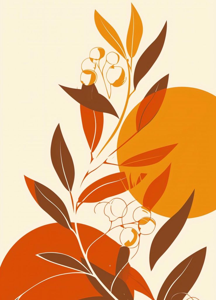 Plakat 20,5x28,4cm Warmer Herbsthauch