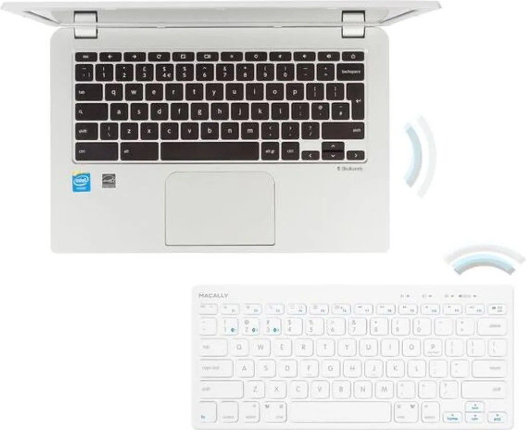 Clavier Multi-Dispositifs Macally BTMINIKEY Bluetooth pour iOS Android