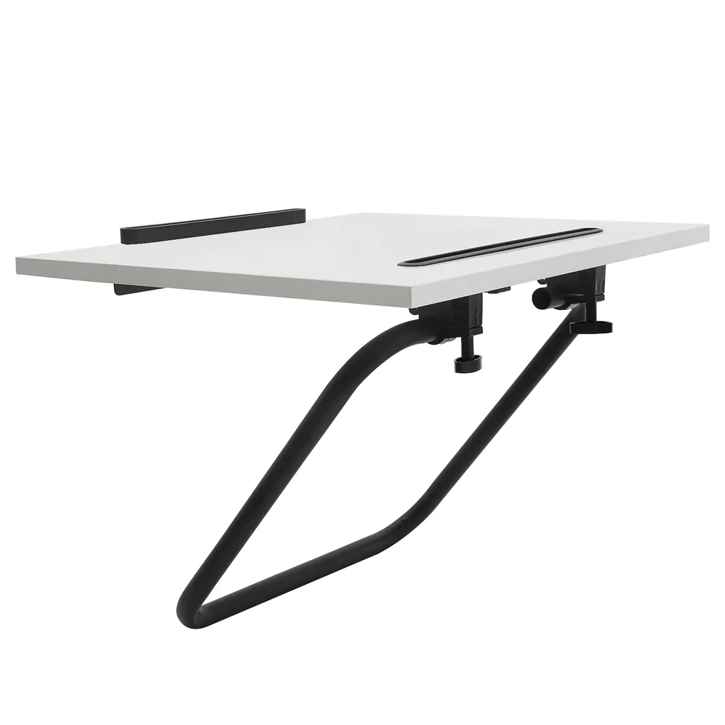 Support Ordinateur Portable Réglable Blanc - Support Pliable Ergonomique - 4