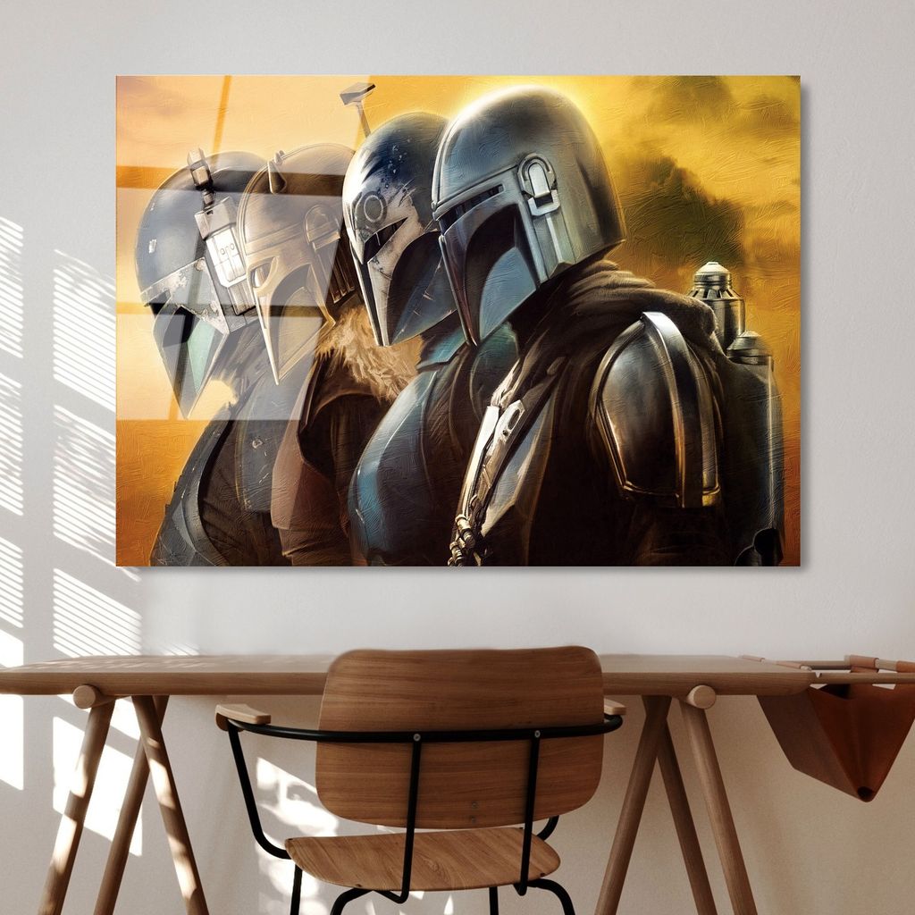 Wallity, UV-100 70 x 100, Dekorative Malerei aus gehärtetem Glas, 100 % gehärtetes Glas, Mehrfarbig, 70 x 100 cm