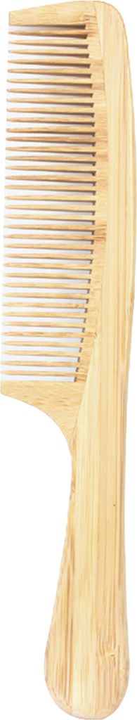 Natürlicher Haarkamm aus Bambus mit breiten Zinken für Damen und Herren, antistatischer Afro-Gabelkamm, Entwirrungsbürste für lockiges, glattes...