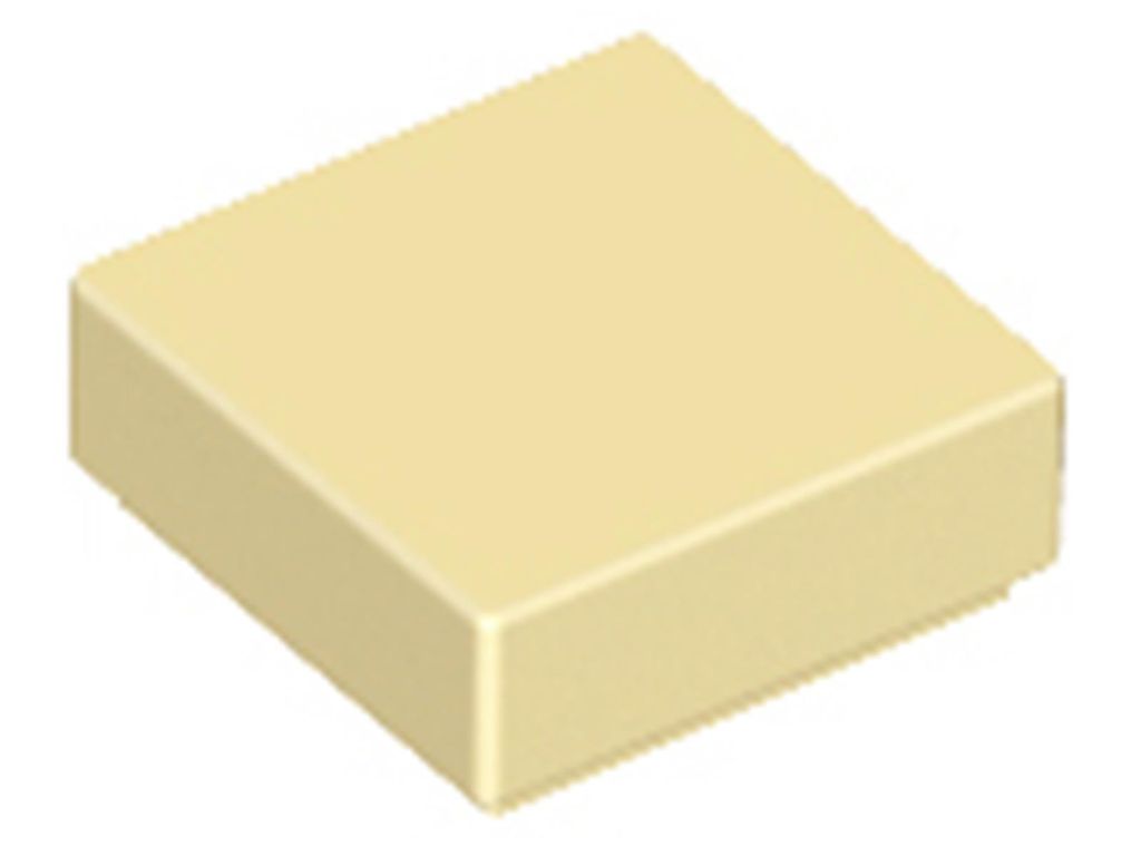 Lego 1x1 Fliesen 3070 - 250 Stück Beige