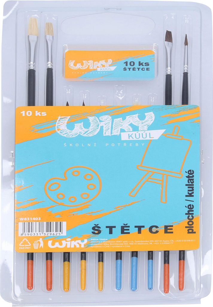 Set mit 10 Pinseln