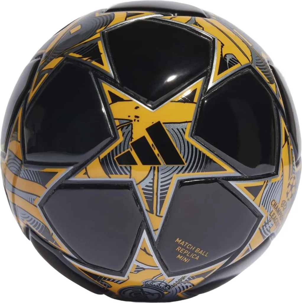 Ballon de foot Adidas noir IA1017 taille unique pour entraînement