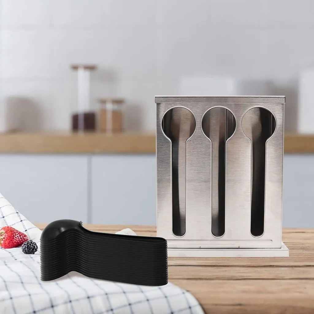 Dites Adieu au Désordre avec ce Porte-Couverts Inox 3 Compartiments