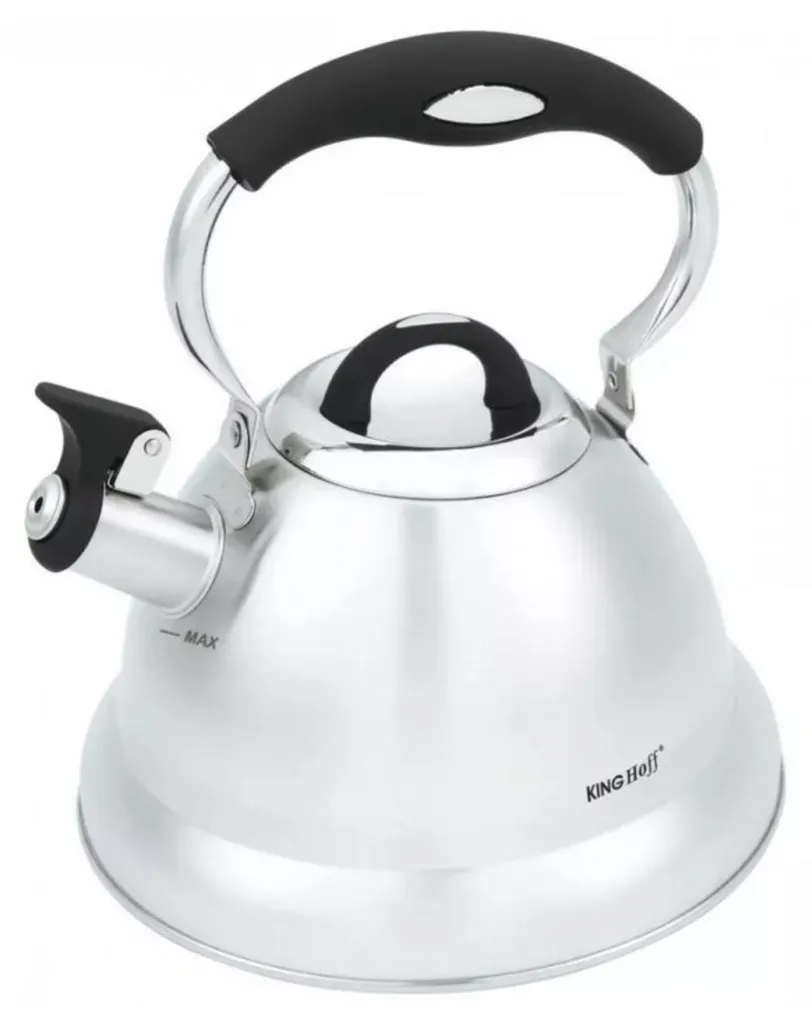 Bouilloire Inox 3,1L Kinghoff 40707 : Finie l'Eau qui Déborde au Feu