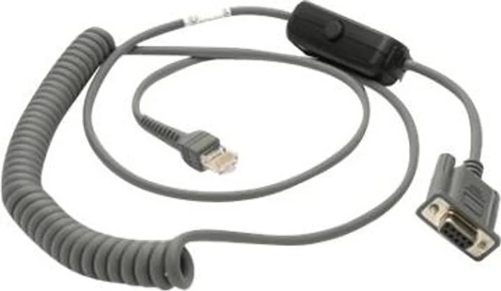 Câble RS232 Motorola CBA-R31-C09ZAR Noir de 2,8m pour Scanner LI2208
