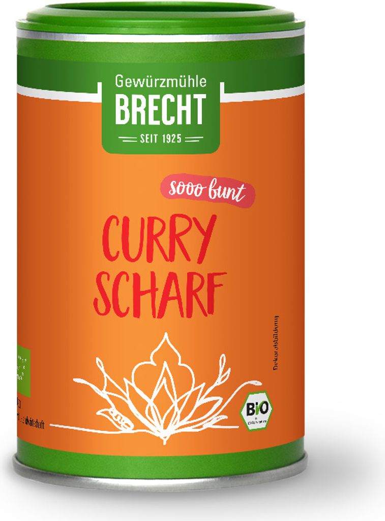 Gewürzmühle Brecht Curry scharf, 55g