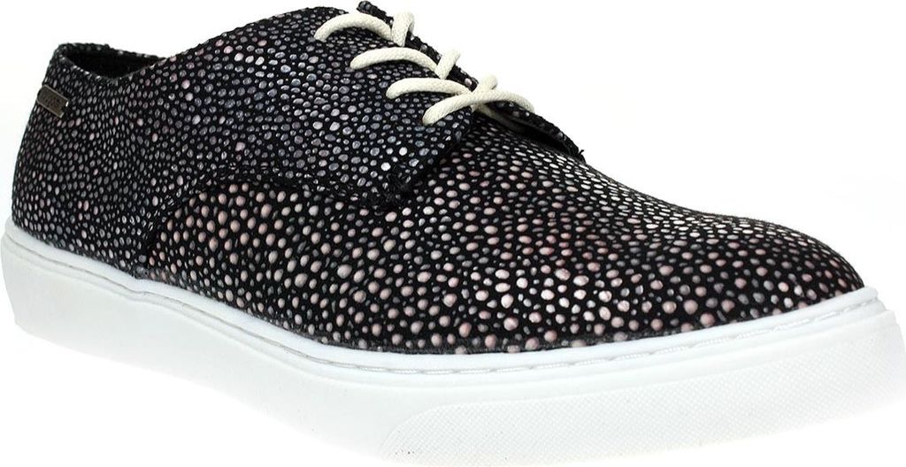 Bugatti ROXY - Damen Schuhe Schnürer Sneaker V6601-6 100-schwarz, Größe:40 EU