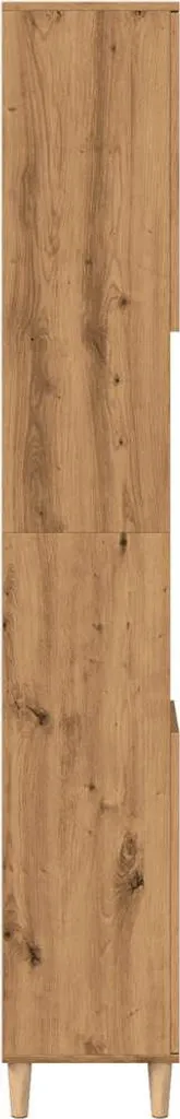 Mobiletto Colonna Bagno 30x30x190 - Effetto Rovere Artisan Materico - 6