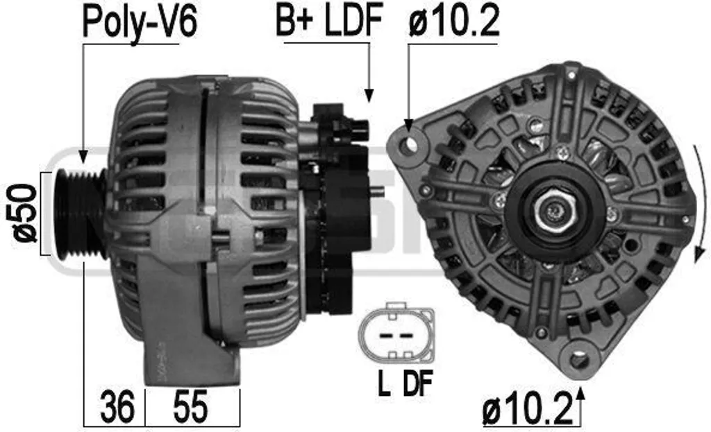 Alternateur ERA résout les pannes de batterie sur Mercedes W210