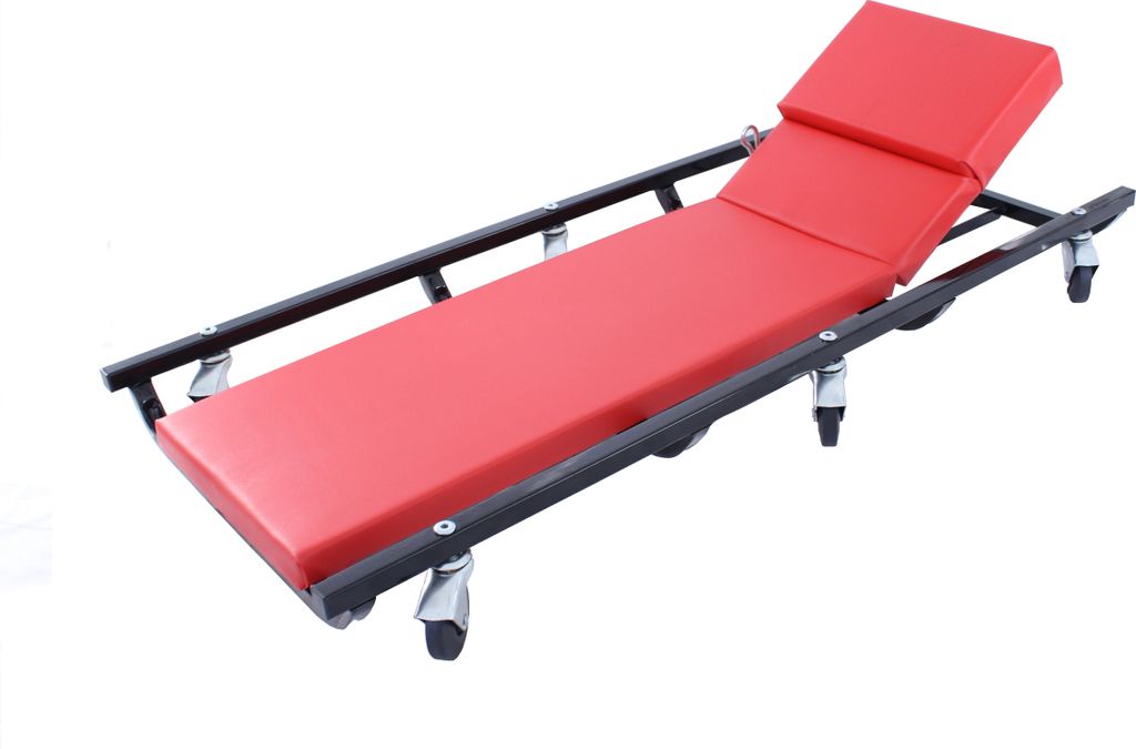 100 cm Montageliege Montagerollbrett Werkstattliege Rollliege Liege Rollbrett